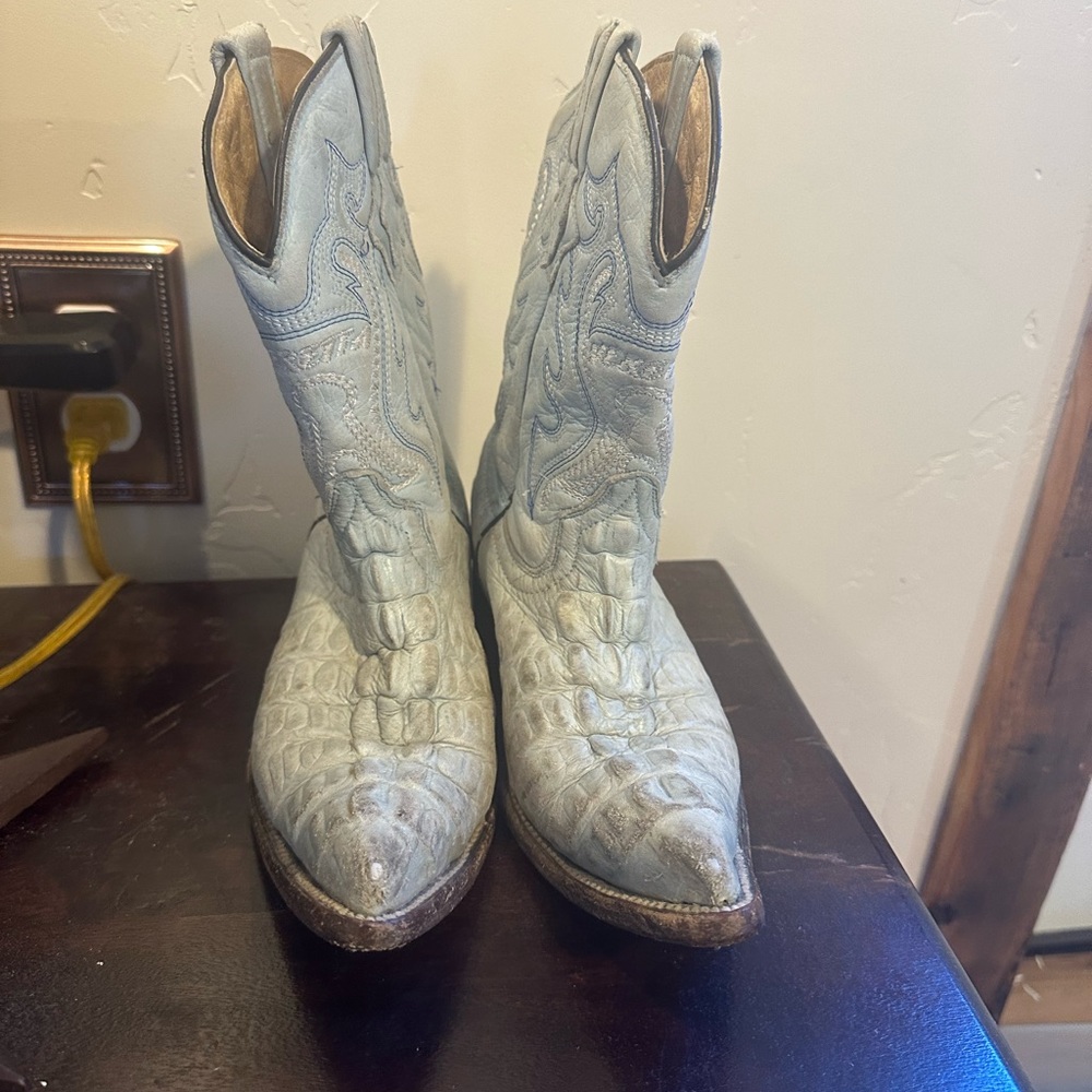 Chic Blue Cowboy Boots